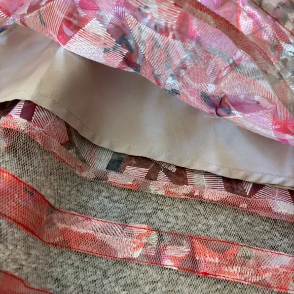 NWT Anthropologie Sachin + Babi Strawberry Hill Tulle Midi Skirt Women’s 6 Event - Picture 9 of 10